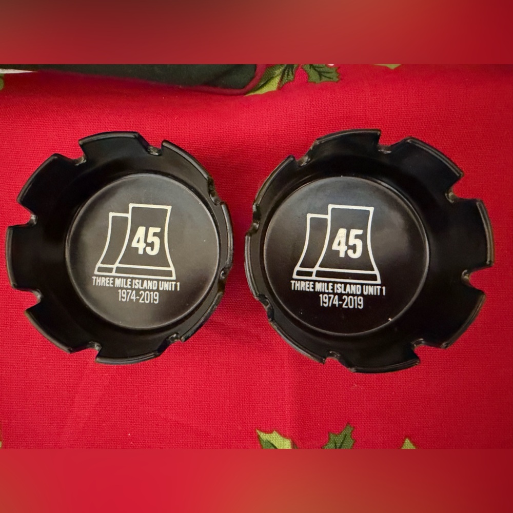 Three Mile Island Nuclear Generating Station Commemorative Ashtrays